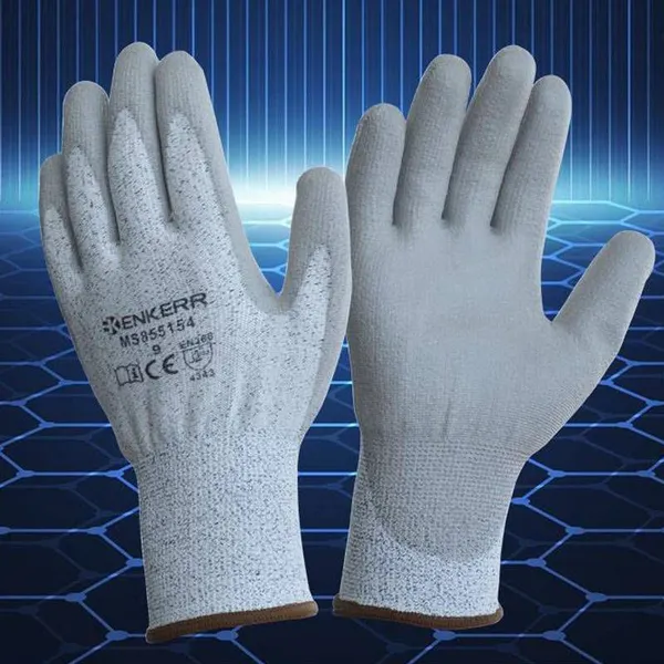 Yingkeer Enkerr pu Coated Level 3 Cut-resistant Gloves, Cut-resistant Gloves, Protective Gloves photo-3