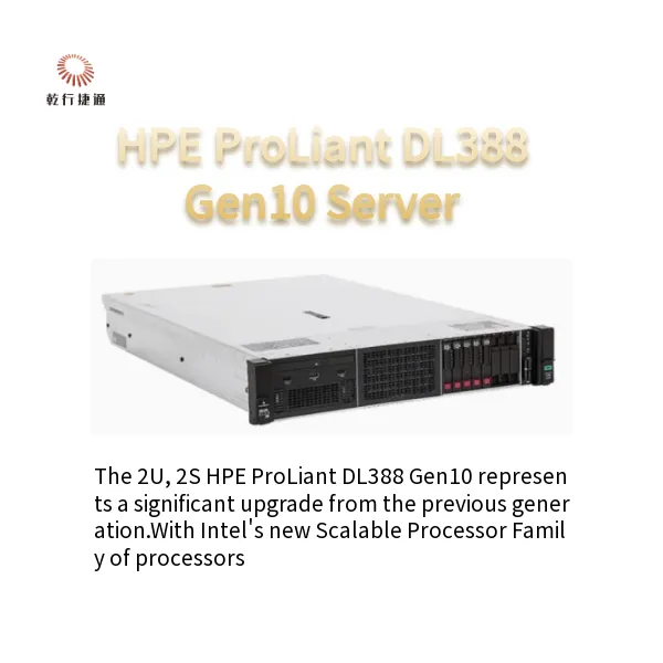 Future-proof Enterprise IT Server HPE DL388 Gen10 Rack Server photo-2