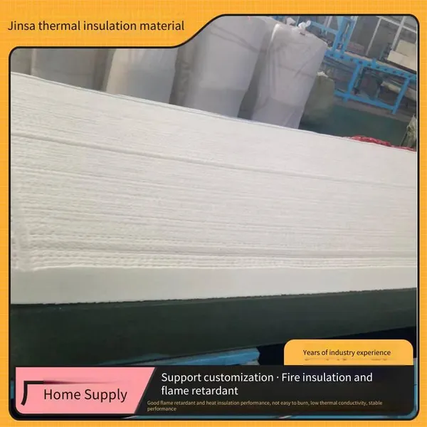 Jinsa Ceramic Fiber Fireproof Board, Aluminum Silicate Board, for Furnace Lining and Heat Insulation, Sound Absorption and Insulation, Customizable photo-5