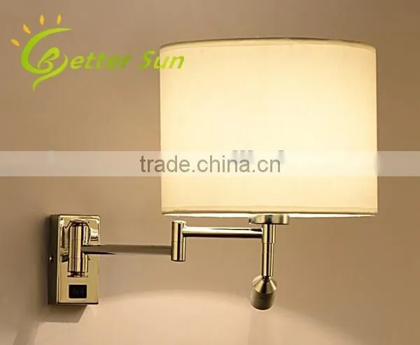 Linen Fabric LED Wall Lack Light/Wall Bracket Light Fitting/Indoor Wall Light Quality Choice photo-5