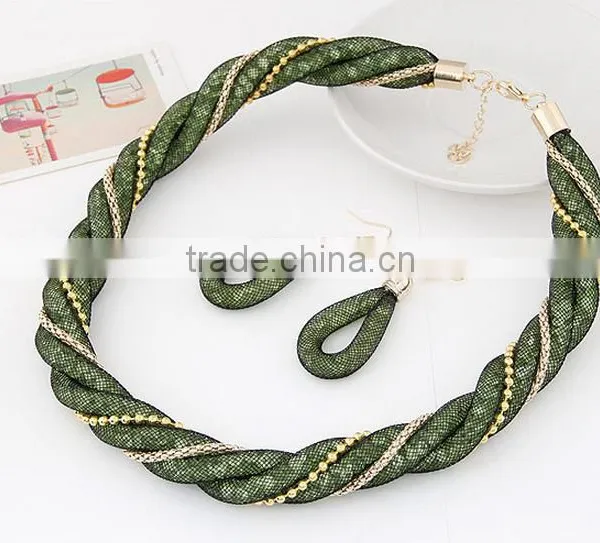 Cheap Wholesale Fashion Bridal Charming Crystal Jewelry Set photo-3