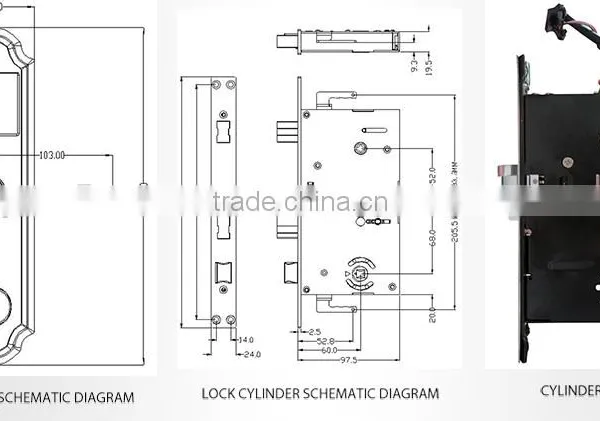 New Remote Control Digital Smart Kaba Hotel Door Lock With RFID Card photo-4