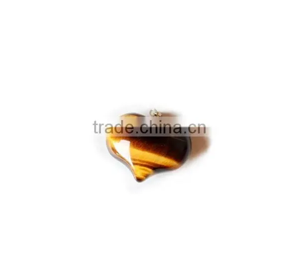 Pendant, PTP-A159 Natural Precious Gem Stone Heart Pendant Necklace, Fashion Pendant Jewelry Wholesale photo-4
