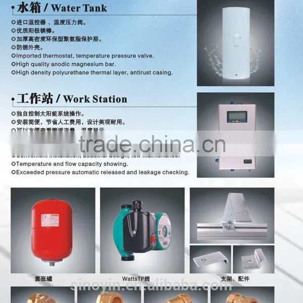 100L, 200L, 300L Best Selling Solar Water Heater Solar Collector Water Heater Compact Solar Water Heater photo-6