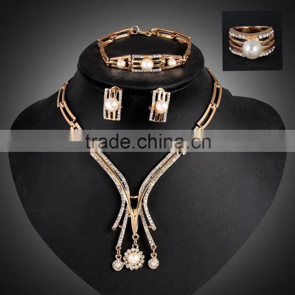 DRJ0521 New Design Gold Jewelry Costume Jewelry Set Gold Filled Jewelry Set photo-2
