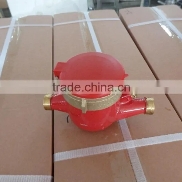 Multi Jet Vane Wheel Hot Water Meter With Red Body photo-5