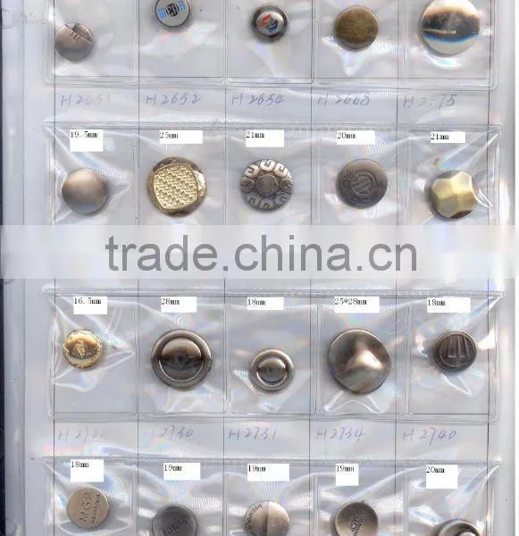 brass jeans button