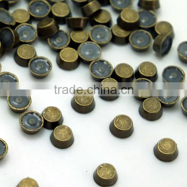 6mm/8mm/10mm Hot Fix Metal Fitting, Convex Bucket Hotfix Iron On Metal Studs photo-3
