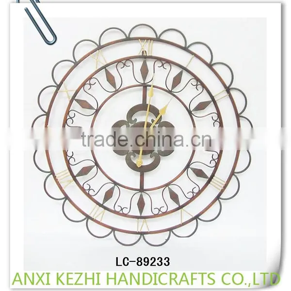 LC-89232 Antique Round Wall Clock Big Size Roman Numerals Wall Clock Quality Choice photo-2