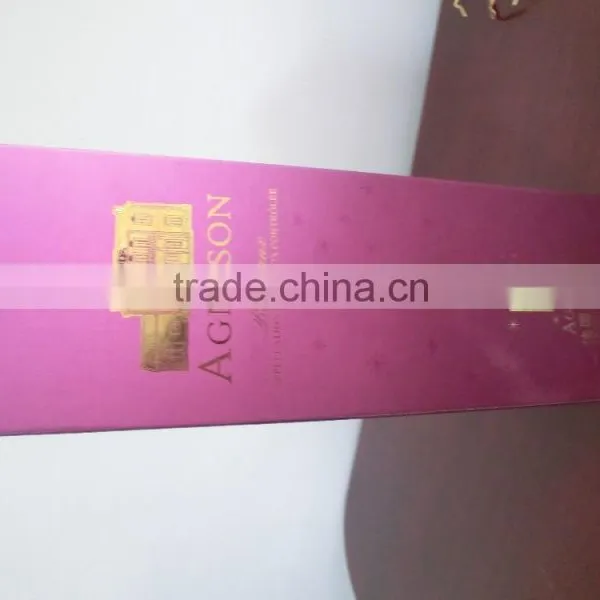High Quality Craft Paper Wine Box Eva Inside Custom Logo Color Paper Wine Box