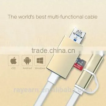 REYON New Arrival Smart Cable. the World's Best Multi-functional Phone USB Charging &data Cable for Iphone,xiaomi,samsung photo-2