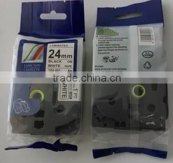 Compatible Label Printer Ribbon TZE-251 Used For Brother Label Printer