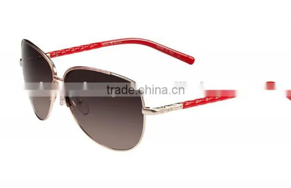 Custom Polarized Women Aviator Sunglasses With TAC Lens Metal Frame photo-3