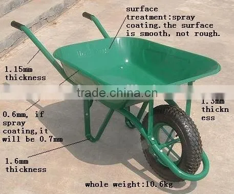 China Wholesale Heavy Duty Industrial Wheelbarrow for Sale WB5400 photo-6