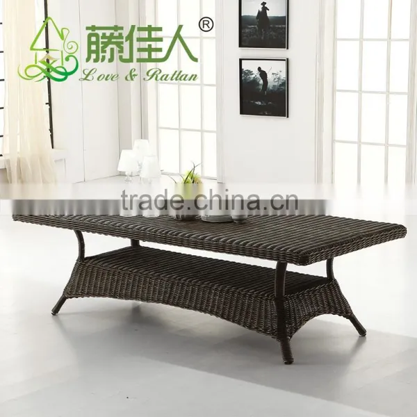 Outdoor Plastic Synthentic PolyRattan Resin Wicker 8 Seater Table Chairs Set photo-4