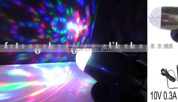 Disco/Party/Stage Decor Coloring Changing 360 Rotating LED Sopt Light photo-3