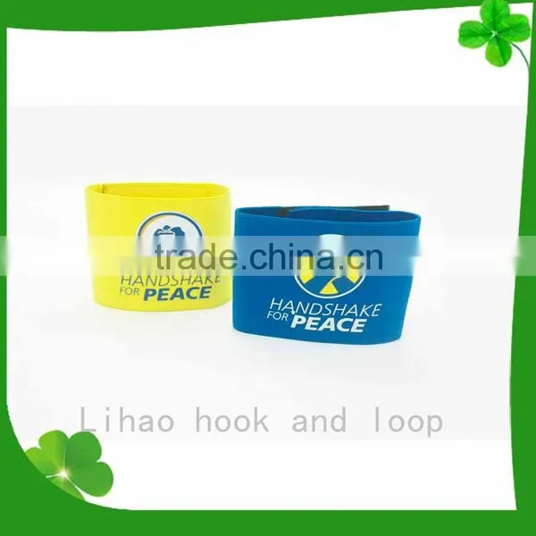 Polyester and Elastic Thread Material Soccer Captain Armband photo-6