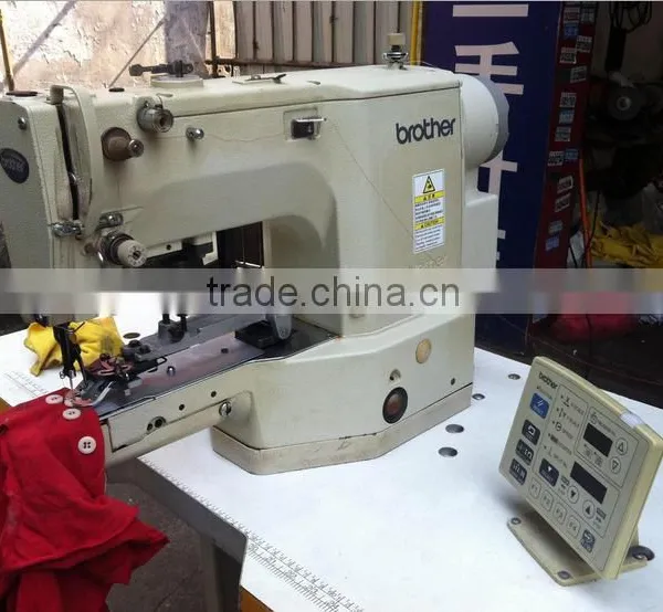Used Brother 430D Jean High Speed Button Sewing Machine photo-2