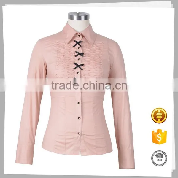 Hot Selling Elegant Long Sleeve Ladies Formal Office Western Woman Wear