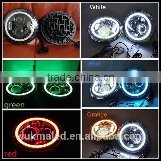 7inch Motorcycle LED Headlight Install For Harley Davidson Hi/Lo Beam Lamp Light photo-6