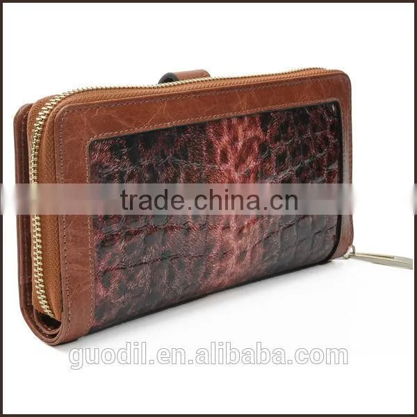 Long Style Genuine Leather Wallet For Women And Men photo-2
