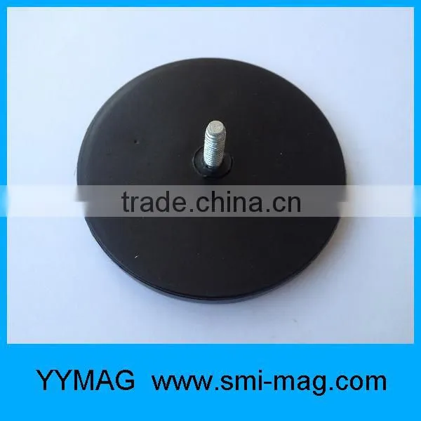 Multi-poles Rubber Covered Neodymium POT Magnet For Taxi Signs photo-2