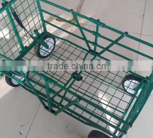 Foldable Wheelbarrow Garden Tool Cart photo-5