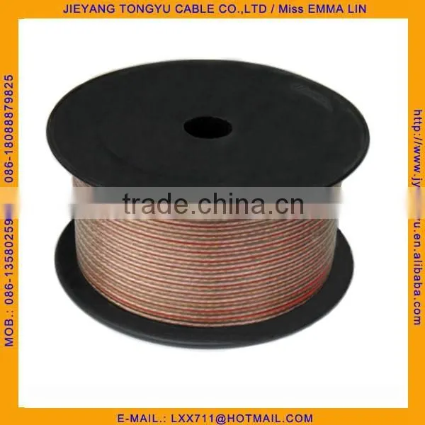 Pure Copper Speaker Wire 2x1.5mm Transparent Speaker Cable photo-5