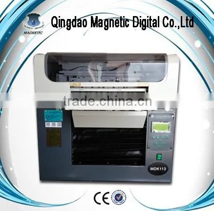Inkjet uv T-shirt Printer , Flatbed T-shirt Printer uv