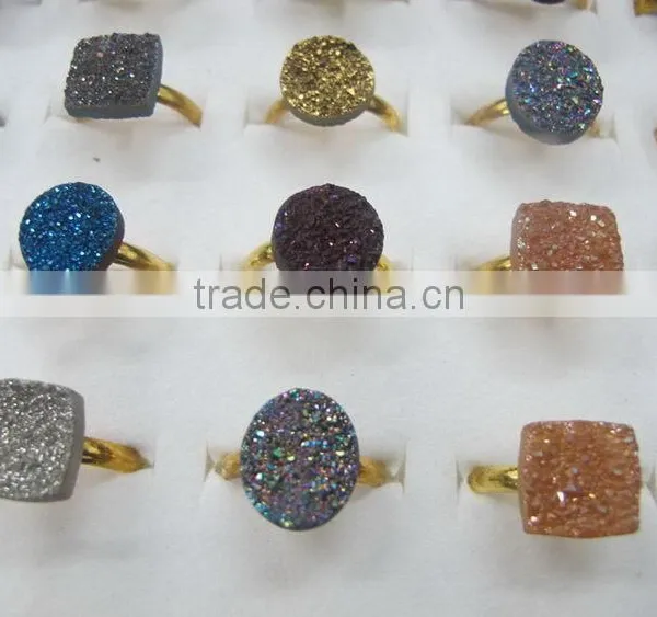 New Style Top Sell 925 Sterling Silver Blur Gemstone Rings photo-5