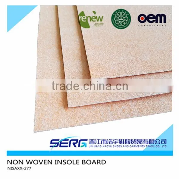 Non Woven Fiber Insole Board for Shoes