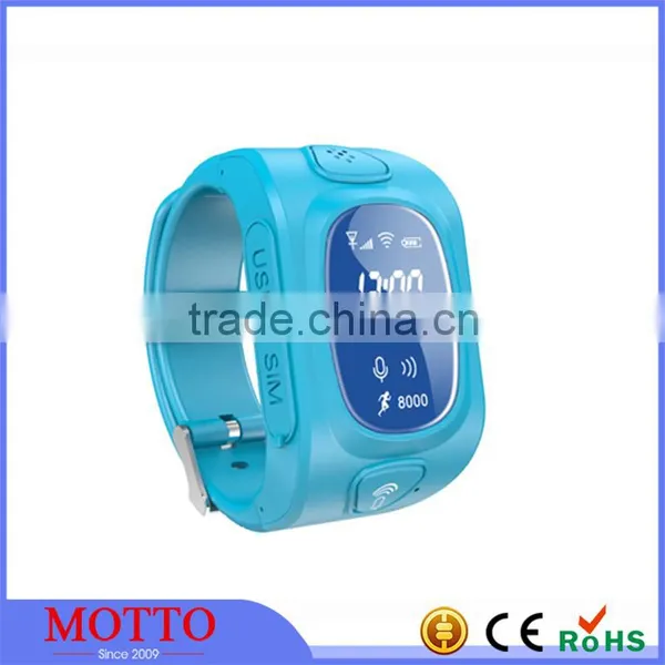 GPS GSM Tracker Kid Phone Wrist Watch