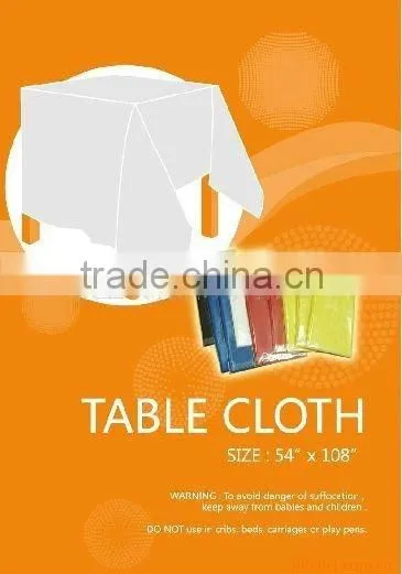 Plastic Table Cover/Hot Sales In USA