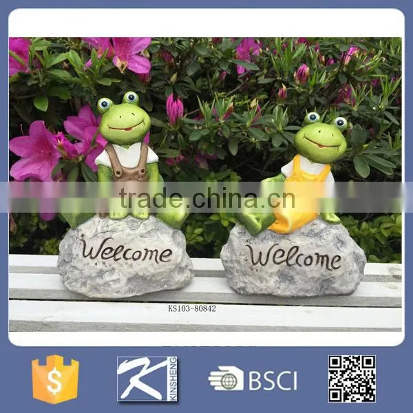 Home & Garden Decor Ceramic Frog Statue photo-2