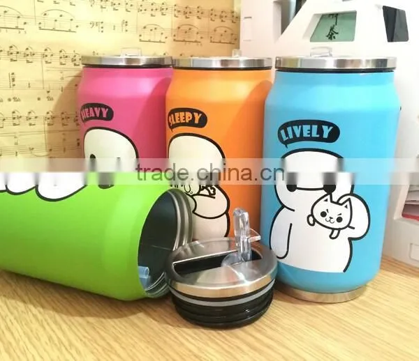 Wholesale Stainless Steel Vacuum Flask Zip-top Bottle With Straw photo-4