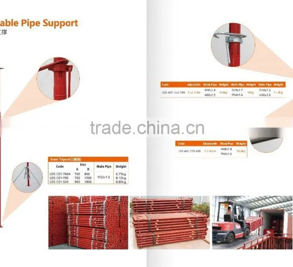 Shoring System Scaffolding Prop/construction Scaffolding Props Q235 Steel photo-2