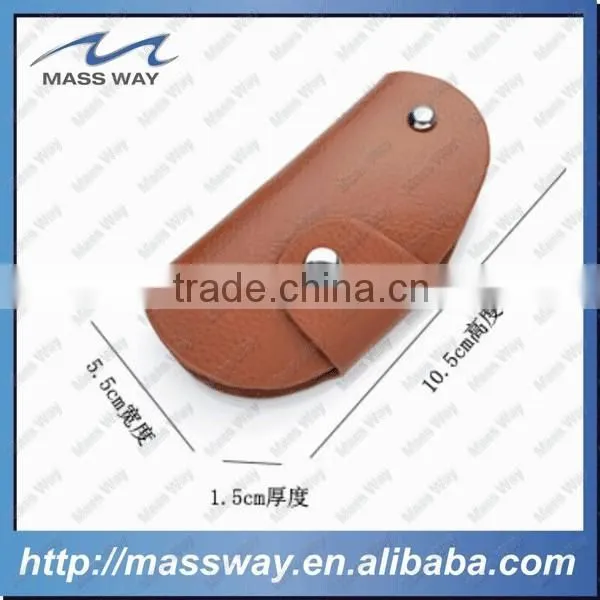 High Grade Custom Fashion Genuine Leather Car Key Bag photo-4