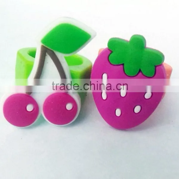 2015 New Hot Sale Ring Custom Cheap Silicone PVC Gift