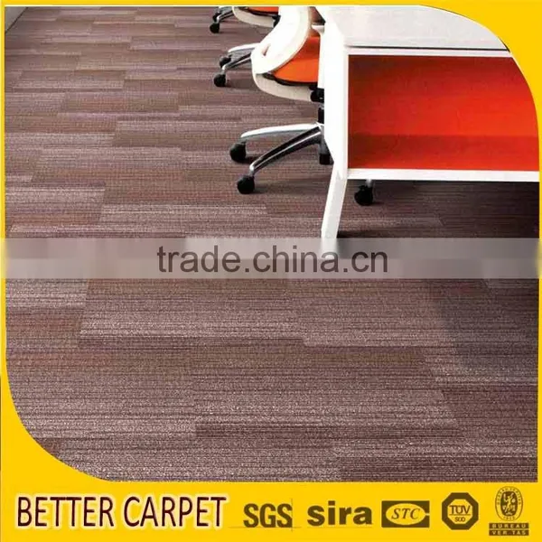 Classical Simple Color Brown 50x50cm Office Carpet Tile photo-5