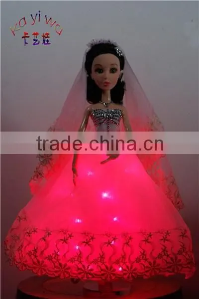 Evening Dresses for Veiled / Girls & Women Dreamy Wedding Dress With Sparkling Stars Effects