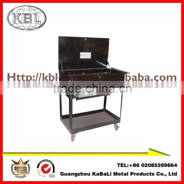 29 Inch 2-Drawer Utility Tool Cart/Tool Box With Trays (TKBL-T31)