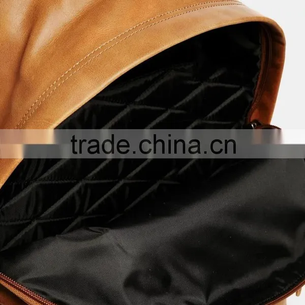Tan Color Cross Body Leather Bag photo-4