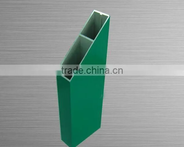 Powder coated aluminium extrusion profile