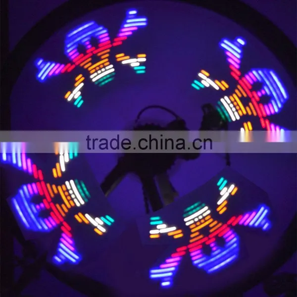 16led bike spoke light skeleton