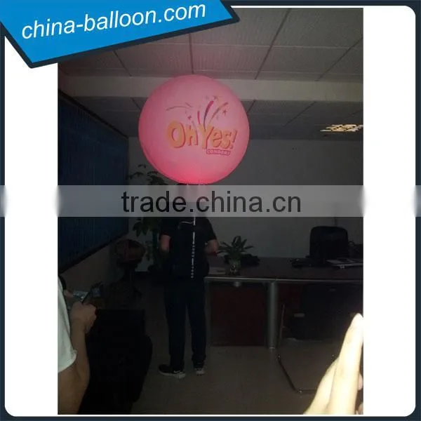 LED Light Backpack Balloon, Advertising Walking Balloon, Inflatable Backpack Ball With Logo photo-2