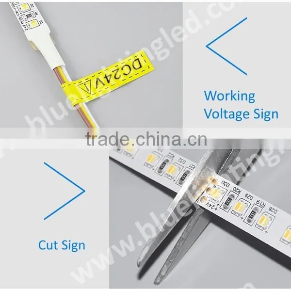 2014 Newest 12V 24V Variable CCT LED Strip Warm White/ Cool White 120leds/m Quality Choice photo-3