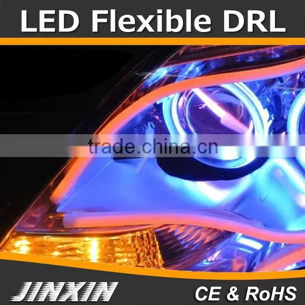Jinxin 12v Universal Flexible LED DRL Turn Signal Light photo-4