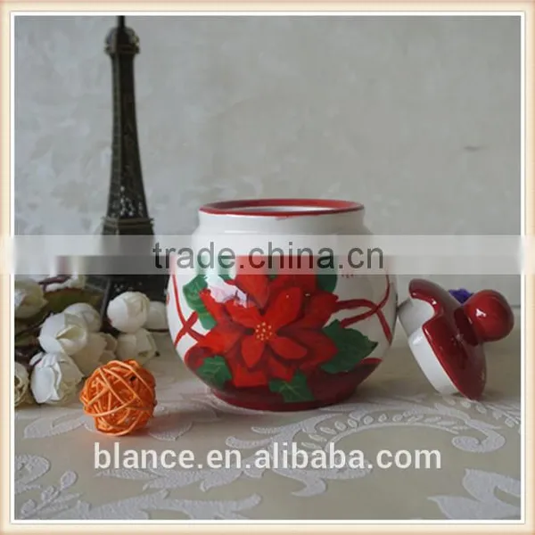 Ceramic Hand Painted Spice & Pepper Shakers in Bottle With Sift Cap Design photo-2