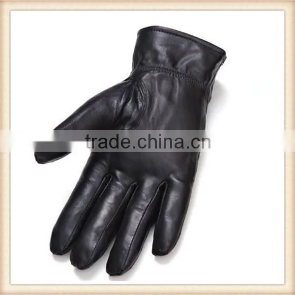 Factory Price 100% Authentic Leather Men Worker Motorcycle Gloves photo-4