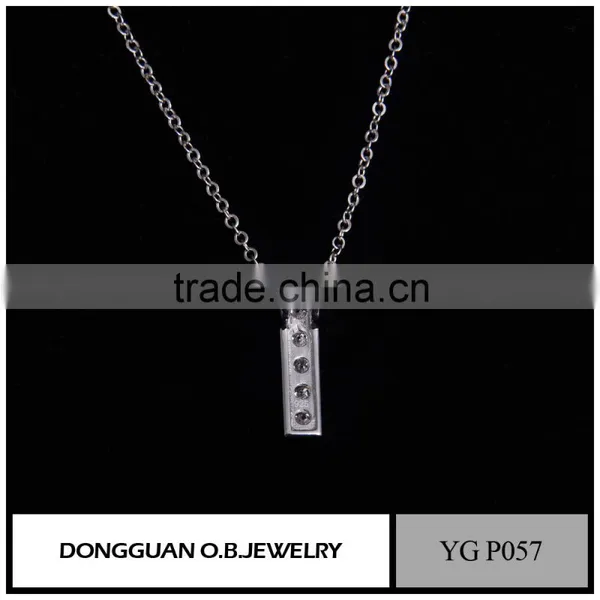 Fashion Wholesale Sterling Silver Heart Necklace/crystal Zircon Pendant Necklace photo-5